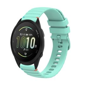 WAVY szilikon szíj Garmin Forerunner 165 zenei világító zöld