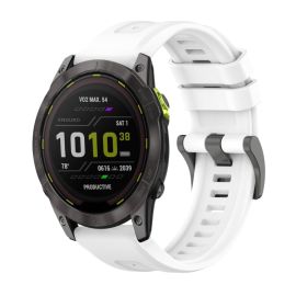 SILICONE Cserélhető szíj Garmin Enduro 3 fehér