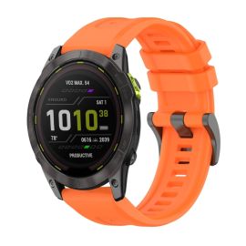 SILICONE Cserélhető szíj Garmin Enduro 3 narancshoz
