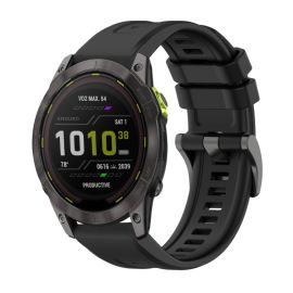 SILICONE Cserélhető szíj Garmin Enduro 3 fekete