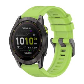 SILICONE Cserélhető szíj Garmin Enduro 3 világoszöldhöz