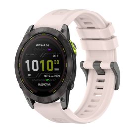 SILICONE Cserélhető szíj Garmin Enduro 3 világos rózsaszínhez