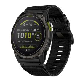 VÁSZON Cserélhető szíj Garmin Enduro 3 fekete