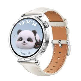 LEATHER Bőrszíj Huawei Watch GT 5 41mm / GT 6 41mm KRÉMES WHITE