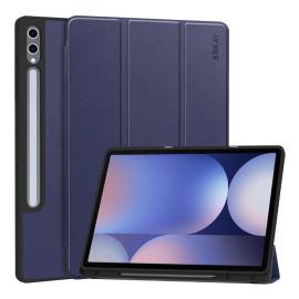 ENKAY LEATHER Flip tok a Samsung-hoz Galaxy TabS10+ sötétkék