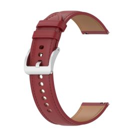 LEATHER Bőr szíj Garmin Venu 3 / Venu 4 45mm piros színhez