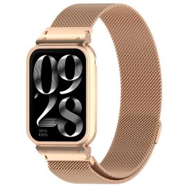 SET MILANESE Fém óratok + szíj Xiaomi Smart Band 9 Pro ROSE GOLD