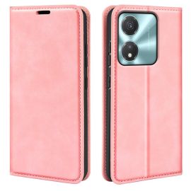 MAGNETIC Becsukható tok Honor X5c Plus telefonhoz, rózsaszín