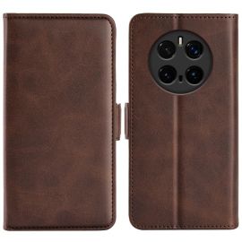 OLDALSÓ pénztárca tok Honor Magic7 Pro 5G sötétbarna