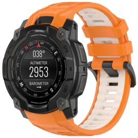 SPORTS Cserélhető szilikon szíj Garmin Instinct 3 50mm ORANGE STARLIGHT