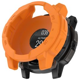 TPU HALF COVER Fedél Garmin Instinct 3 AMOLED 50mm narancssárga készülékhez
