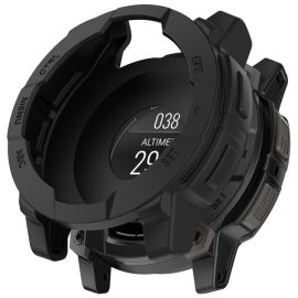 TPU HALF COVER tok Garmin Instinct 3 AMOLED 50mm fekete készülékhez
