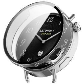 PC FULL COVER Műanyag tok üveggel Xiaomi Watch S4 41mm átlátszó