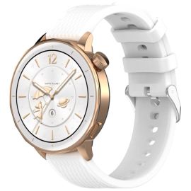 SILICONE Cserélhető szíj OnePlus Watch 3 43mm fehér órához