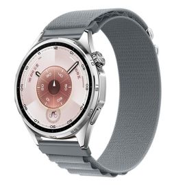NYLON Cserélhető szíj Huawei Watch GT 5 46mm / GT 6 46mm szürke órához