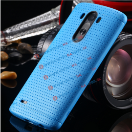 Tvrdený gumi obal pre LG G3 tmavomodrý (navy blue)