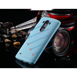 Tvrdený gumi obal pre LG G3 svetlomodrý (light blue)