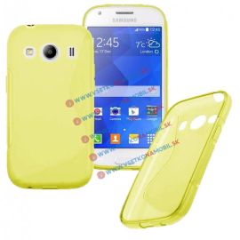 Silikónový obal Samsung Galaxy Ace 4 žltý
