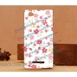 Sony Xperia M plastový obal FLOWERS