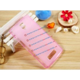 Silikónový obal Lenovo A2010 ružový