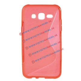 Silikónový obal Samsung Galaxy J5 červený