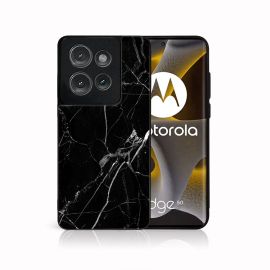 MY ART Védő tok Motorola Edge 50 Neo / ThinkPhone 25 BLACK MARBLE (142)