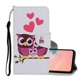 ART Wallet tok Samsung Galaxy A12 / M12 OWL FAMILY