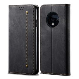 DENIM pénztárca huzat One Plus 7T fekete