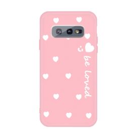 SMILING LOVE Védőburkolat Samsung Galaxy S10-hez rózsaszín