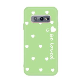 SMILING LOVE Védőburkolat Samsung Galaxy S10 zöld