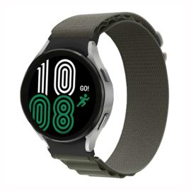 Zöld NYLON szíj Samsung Galaxy Watch 6 Classic (47mm / 43mm) és Watch 6 (44mm / 40mm) készülékekhez