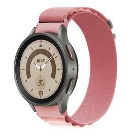 NYLON szíj Samsung Galaxy Watch 6 Classic (47mm / 43mm) és Watch 6 (44mm / 40mm) rózsaszín színű
