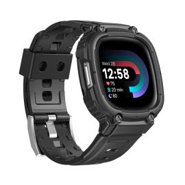 GLACIER Védőtok Fitbit Versa 4 / 3 / 2 / 1 fekete