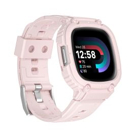 GLACIER Védőtok Fitbit Versa 4 / 3 / 2 / 1 rózsaszín