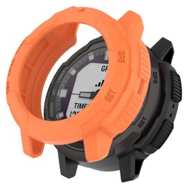 TPU HALF COVER Borító a Garmin Instinct Crossoverhez narancssárga