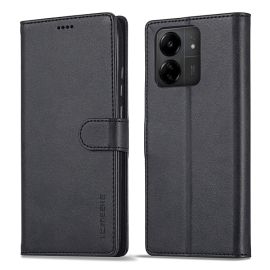 IMEEKE Wallet tok Xiaomi Redmi 13C / Poco C65 fekete