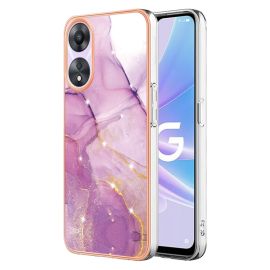 IMD MARBLE Védőburkolat Oppo A58 PURPLE