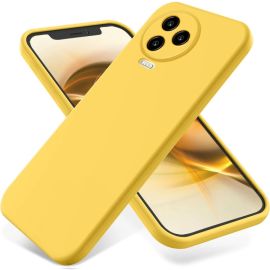 RUBBER Védőburkolat Infinix Note 12 Pro / Note 12 2023 sárga