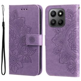 ART MANDALA Pénztárca tok Honor 400 Smart 5G / Honor X7d lila színhez