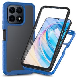 DUAL Kétoldalas burkolat Honor X8a sötétkék fóliával