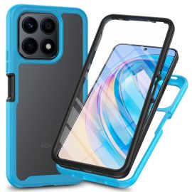 DUAL Kétoldalas burkolat Honor X8a világoskék fóliával