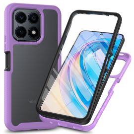 DUAL Kétoldalas borítás Honor X8a lila fóliával
