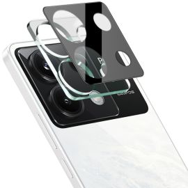 IMAK FULL COVER Üveg Xiaomi Poco X6 5G fényképezőgéphez fekete