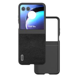 ABEEL LEATHER Motorola Razr 50 fekete tok