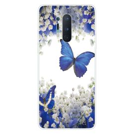 ART Szilikon huzat OnePlus 8 Pro PURPLE BUTTERFLY
