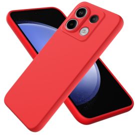 RUBBER Védőburkolat Xiaomi Redmi Note 13 Pro 5G / Xiaomi Poco X6 5G piros