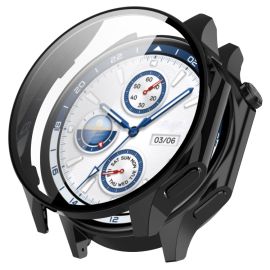 PC TELJES BORÍTÁS Műanyag borítás üveggel OnePlus-hoz Óra 2 fekete