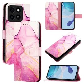 ART MARBLE Pénztárca tok ZTE Blade A35 PINK telefonhoz