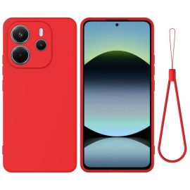 RUBBER Védőburkolat Xiaomi Redmi Note 14 piros