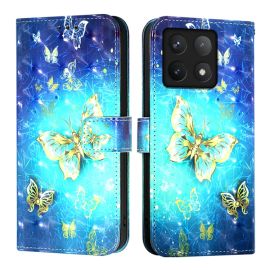 ART Pénztárcahuzat a Xiaomi 14T számára Pro BLUE BUTTERFLY